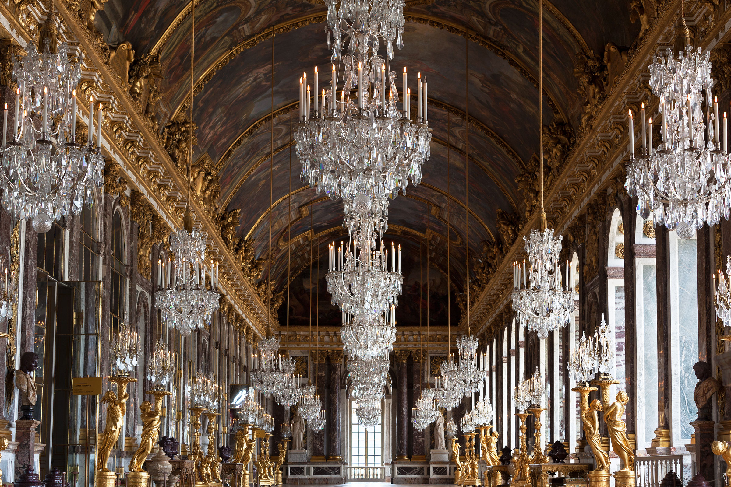 Versailles - La galerie des Glaces  - 